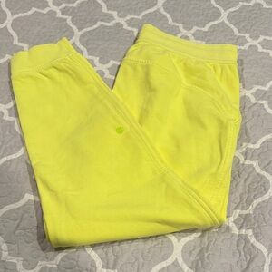 Lululemon Athletica Neon Scuba High-Rise Cropped Joggers